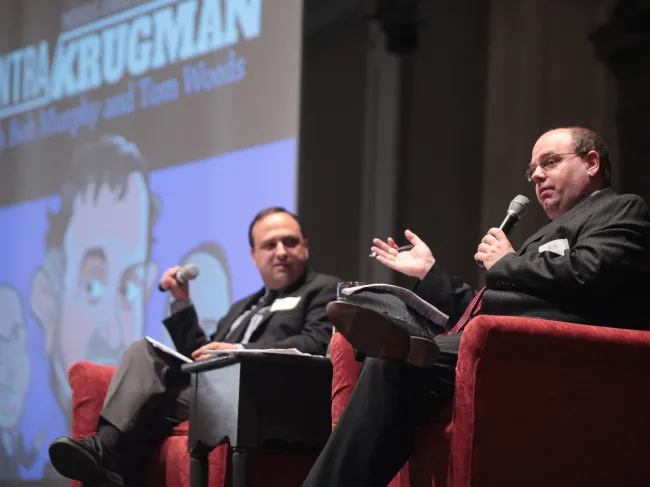 Contra Krugman Show live at Seattle Mises Circle